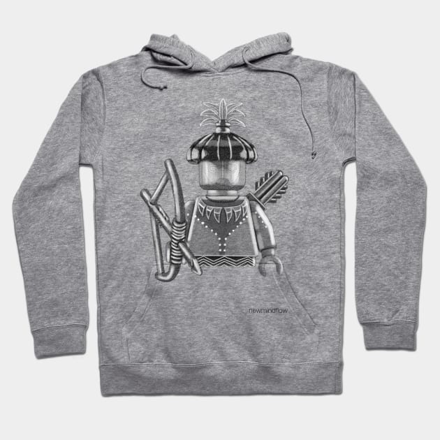 Tribal Warrior Hoodie by newmindflow